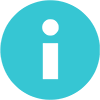 Information blue icon